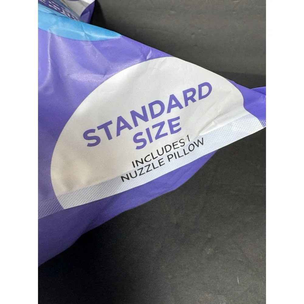 Nuzzle Cooling Adjustable Pillow Standard Size New Sealed Side Back Sleeper